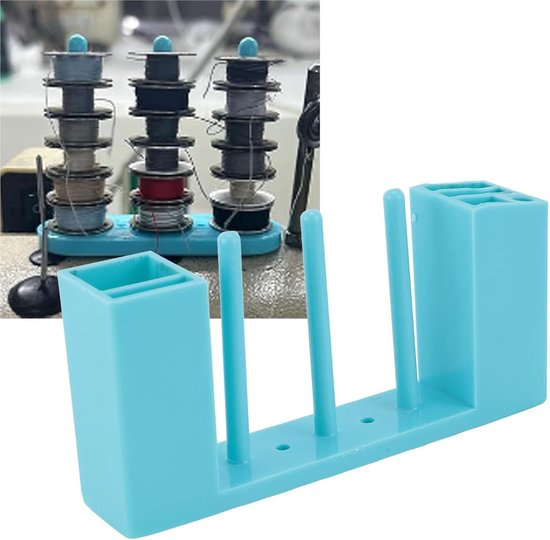 Magnetische spoelhouder voor naaien, draadorganizer met magnetische bevestiging, opbergdoos voor naaigerei en spoelen — afbeelding 2