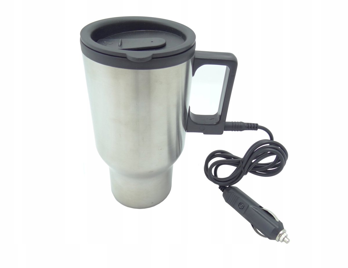 Elektrisch Verwarmbare Thermosbeker 12V - 400ml - RVS