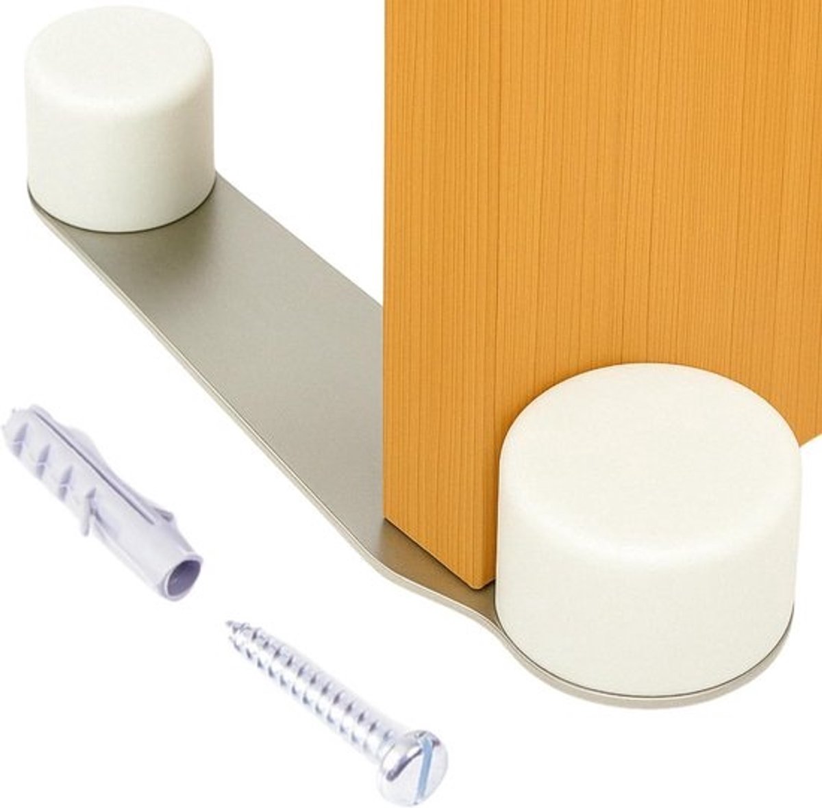 Draaibare Stopper - 3,2 x 10,2 cm - Wit
