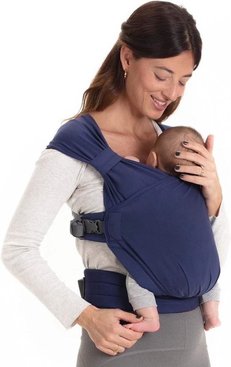 2-in-1 baby sling en draagzak - voor pasgeborenen tot 16 kg - Ergonomisch en ademend - zachte en rekbare stof