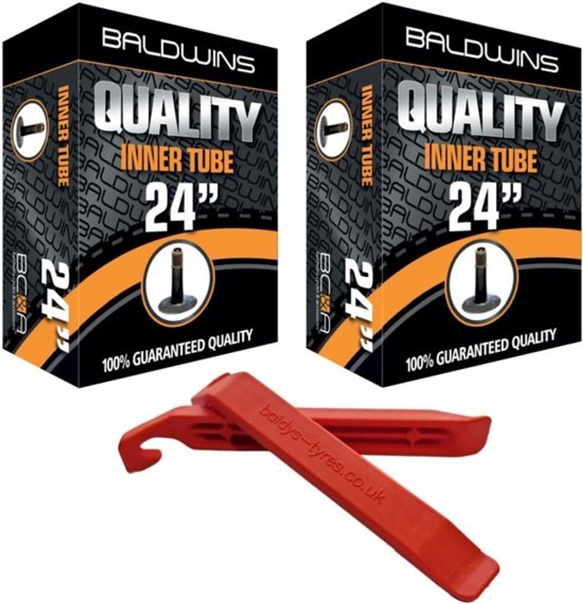 Set van 2 Fiets Binnenbanden 24 Inch - Schrader Valve