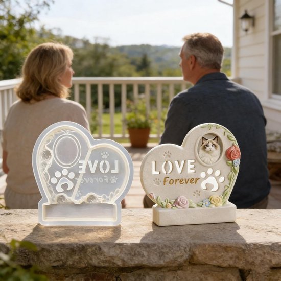 Kat Urn Hars Mal Holle Herinneringsstuk Decoratie Handwerk — afbeelding 4