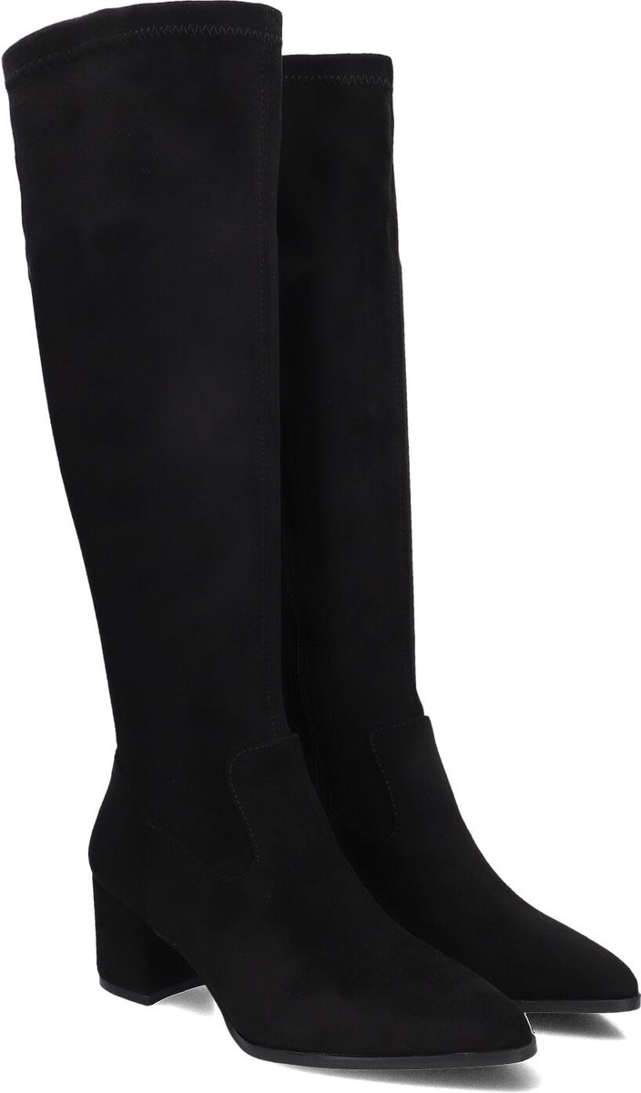 MARLOU C0786 Laarzen - Suèdelook - Dames - Zwart - Maat 40