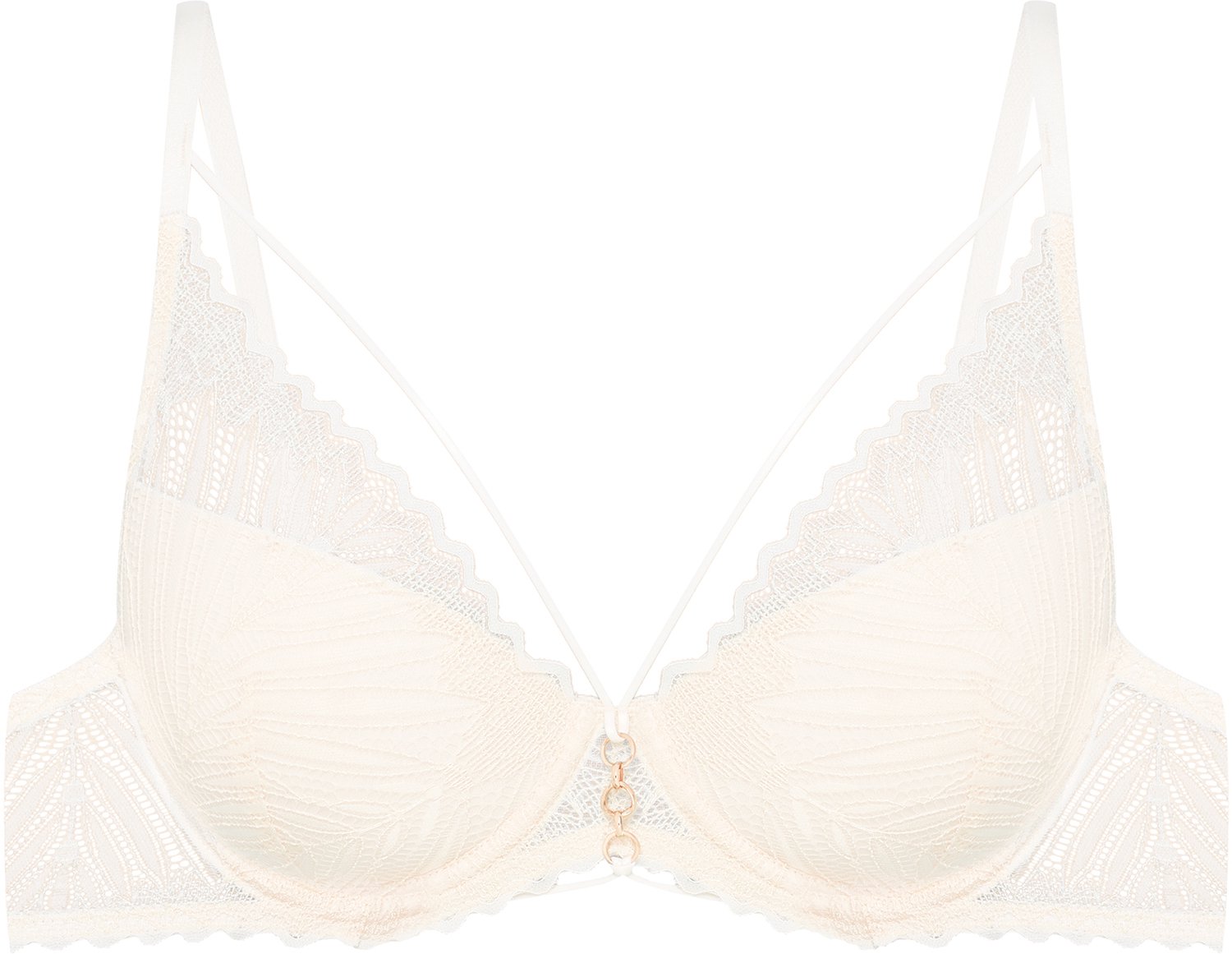 ESOTIQ Onika - Push-upbeha - Beige - Kanten cups - Push-upvulling