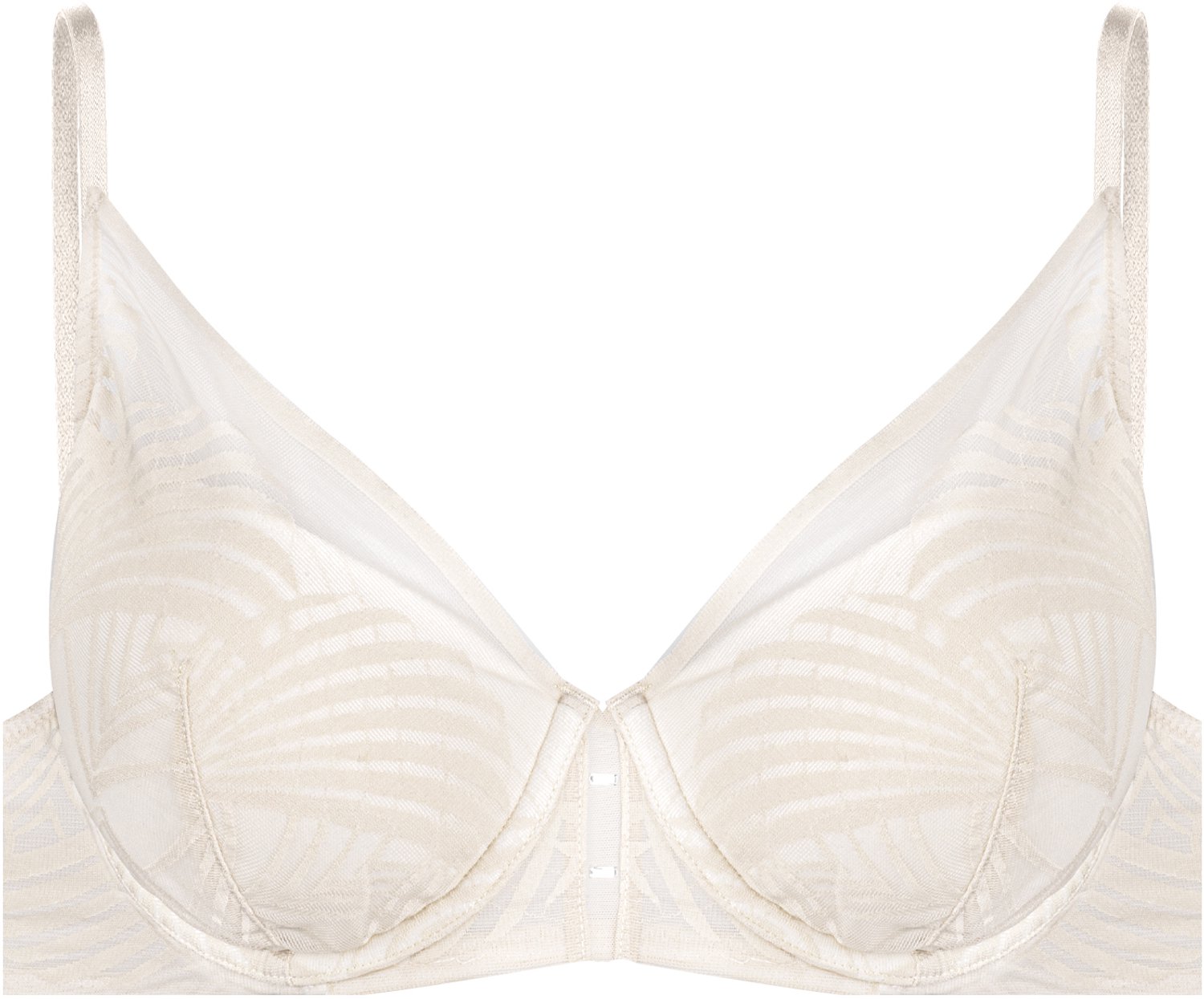 ESOTIQ Nacre - Push-upbeha - 65G - Kant - Uitneembare vulling Zandbeige
