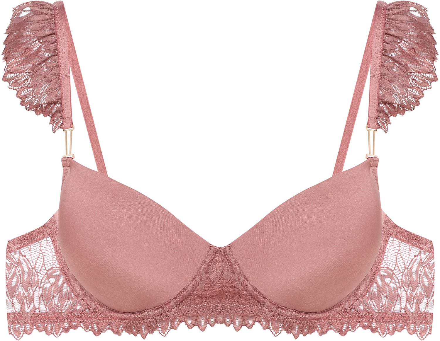 ESOTIQ Ofiel - Push-upbeha - Mauve - Kanten details Paars