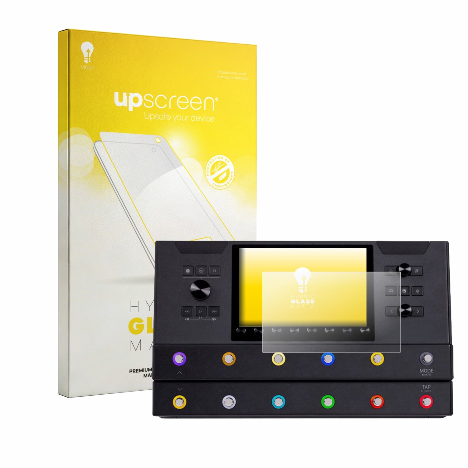 upscreen - Screenprotector voor Line 6 Helix Stadium Floor - Folie Beschermfolie Beschermglas matte