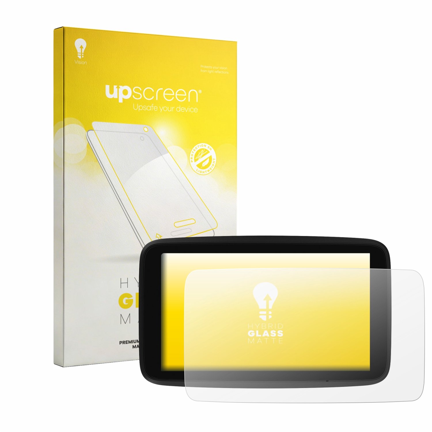 upscreen - Screenprotector voor TomTom GO Professional 5" - Folie Beschermfolie Beschermglas matte