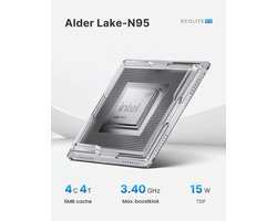 Mini-pc Intel N95 - 16 GB DDR4 RAM - 512 GB NVMe SSD - Compact Zakelijk - Mini Computer