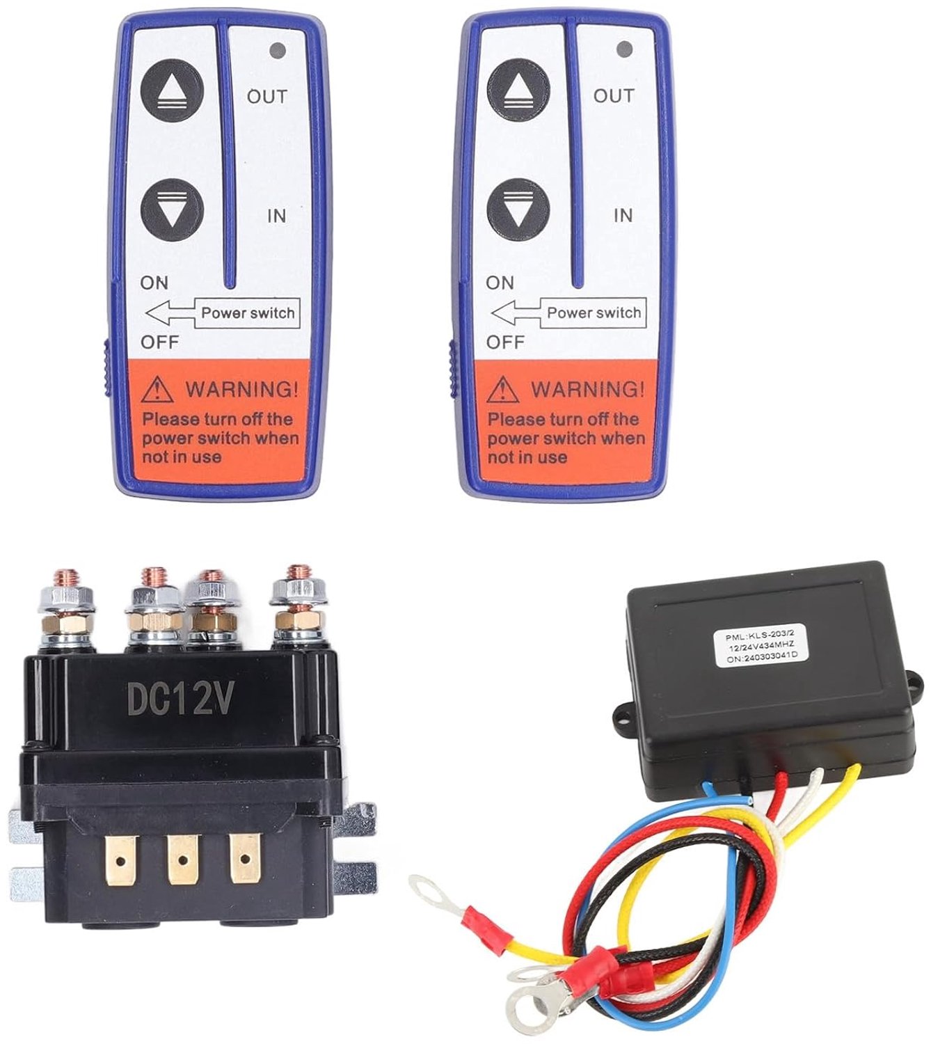 Lierrelaisset 250A 12V - Afstandsbediening - Relaisschakelaar - Voor industriële voertuigen - m-winkel