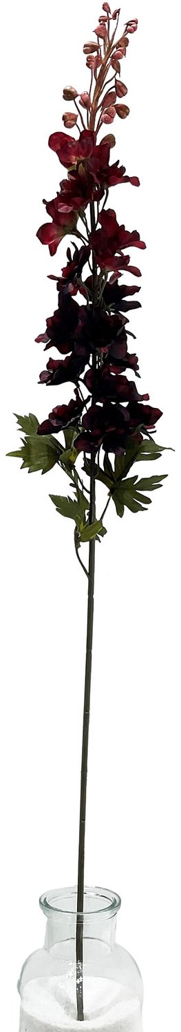 homebound by ky Kunstbloem Ridderspoor 79cm burgundy Rood