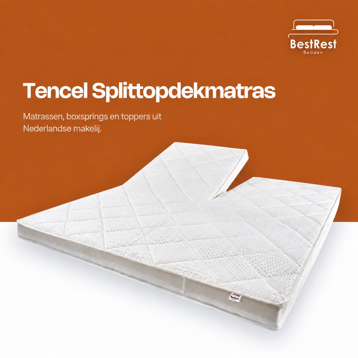 Beste Splittoppers 2026 BestRest Tencel Koudschuim Splittopper