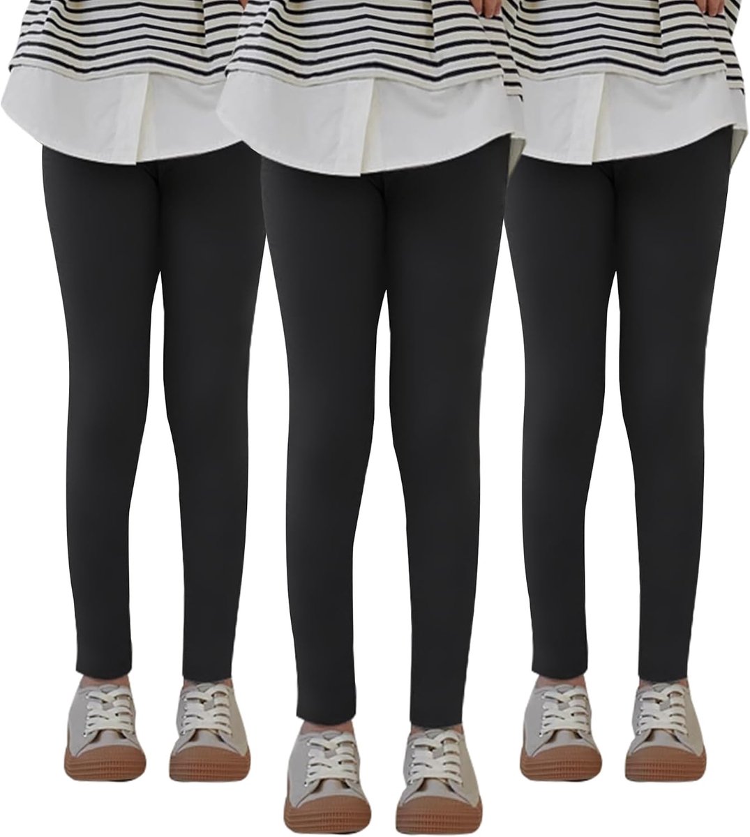 2708 Sportlegging voor meisjes, katoen, comfortabele dansbroek, elastische fitnessbroek, basic voor kinderen, 1 stuk