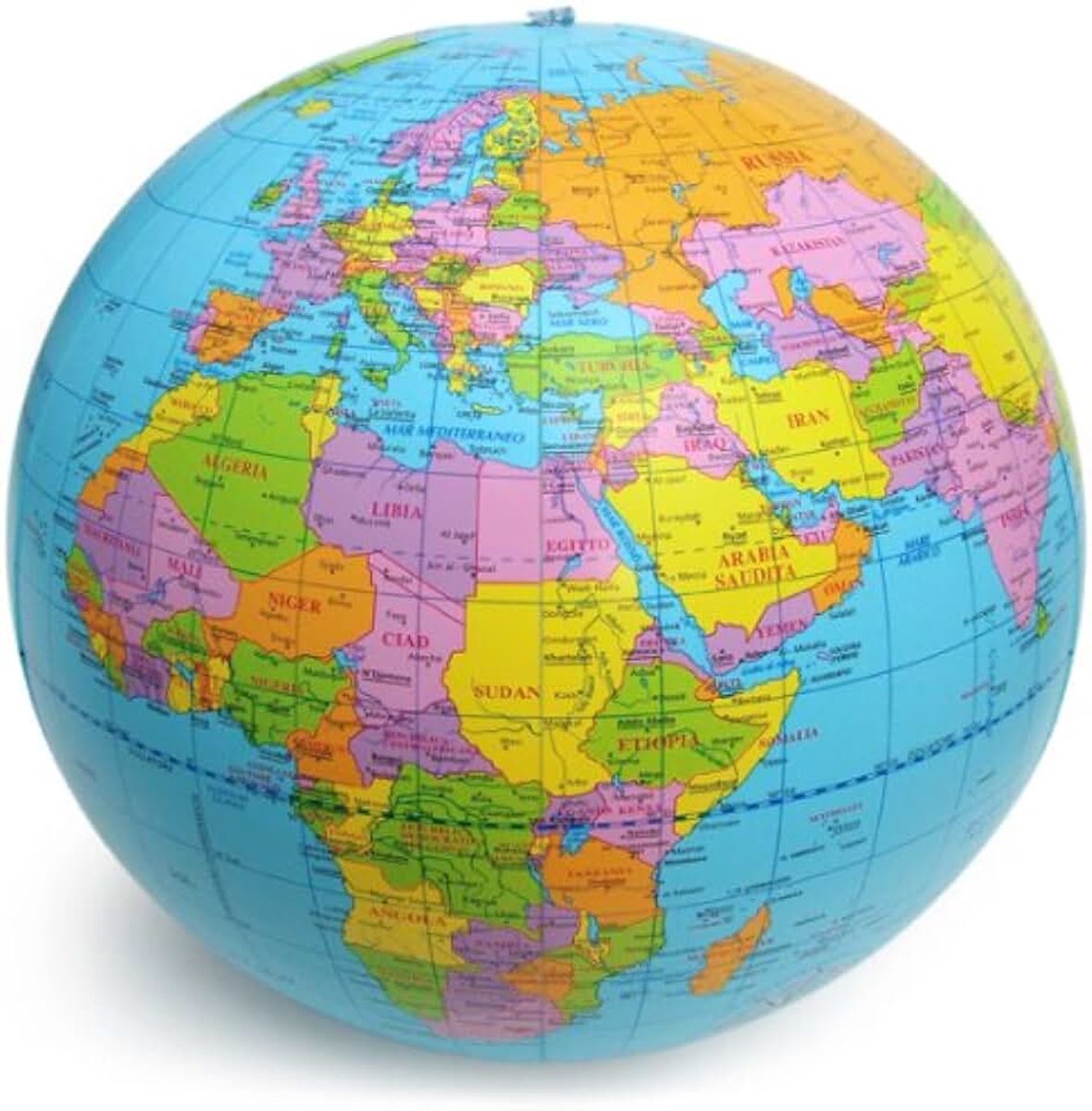 Bal - opblaasbare wereldbol