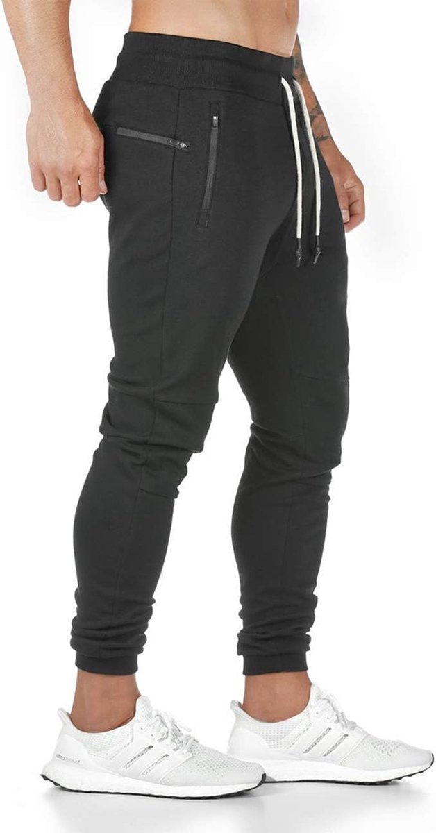 Joggingbroek heren katoen sweatbroek sportbroek fitness slim fit broek vrijetijdsbroek joggers joggingbroek mannen streetwear