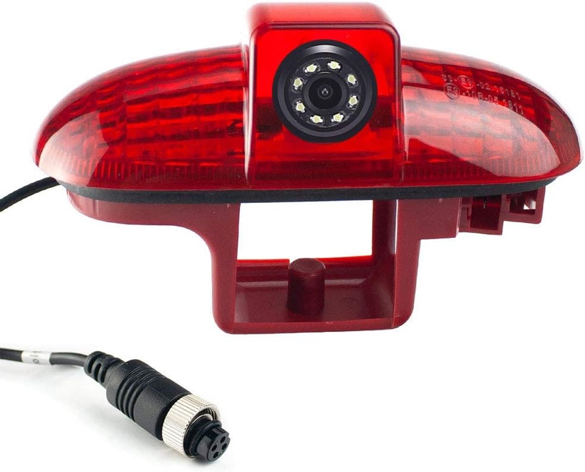 Achteruitkijkcamera, remlicht, achteruitrijsysteem in 3. Remlicht met achteruitrijcamera, vervanging voor Opel Vivaro surf Concept/Life/Combo/Vauxhall/Renault Trafic/FIAT Talento/Primastar Van