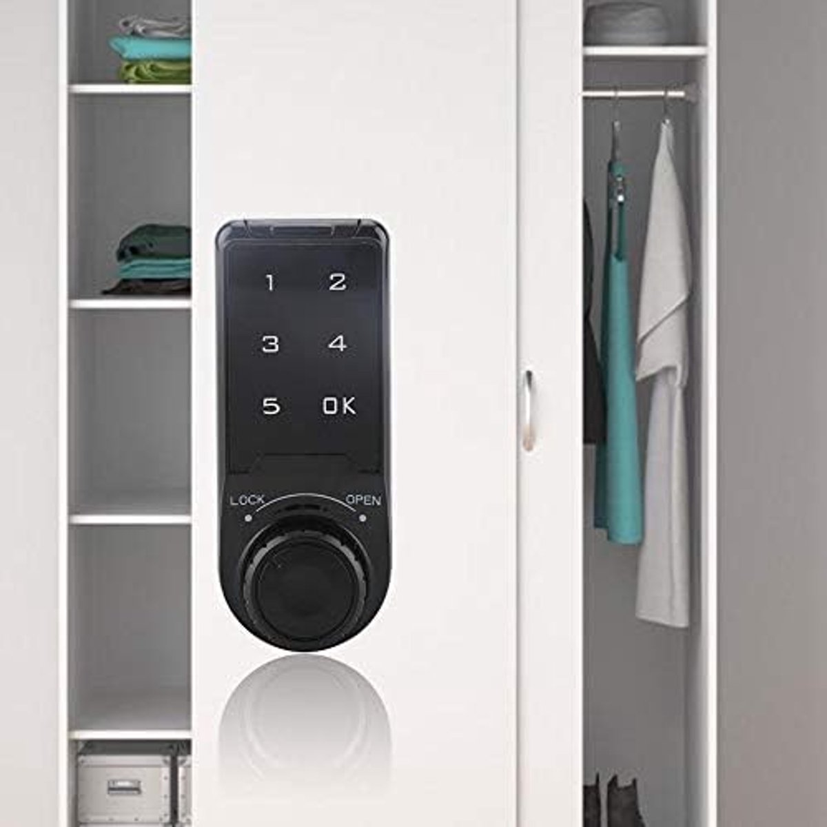 Code Combinatieslot Zinklegering Handig combinatieslot met sleutel voor veiligheid en beveiliging (maat 30)