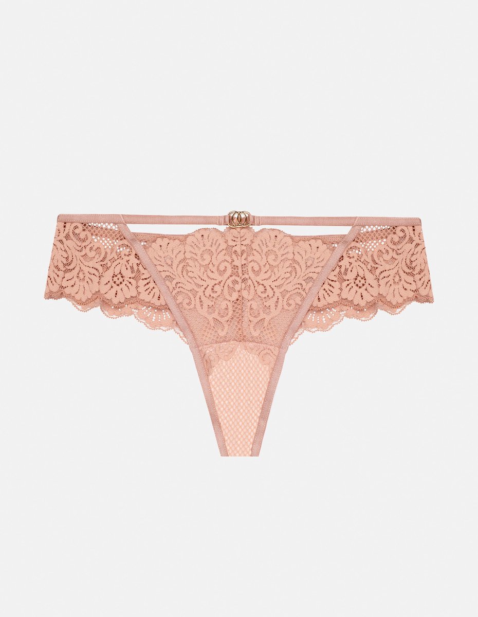 Esotiq Darling - String - Beige - Katoen - XL