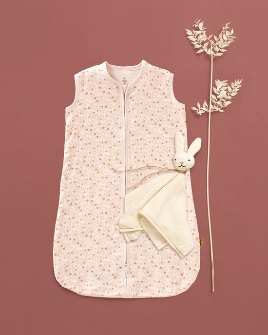 Fresk Zomerslaapzak 0-6 m - Mousseline Zomerslaapzak - 1.1 TOG - Slaapdeken - Roze - Garden Flowers van Merkloos — afbeelding 2
