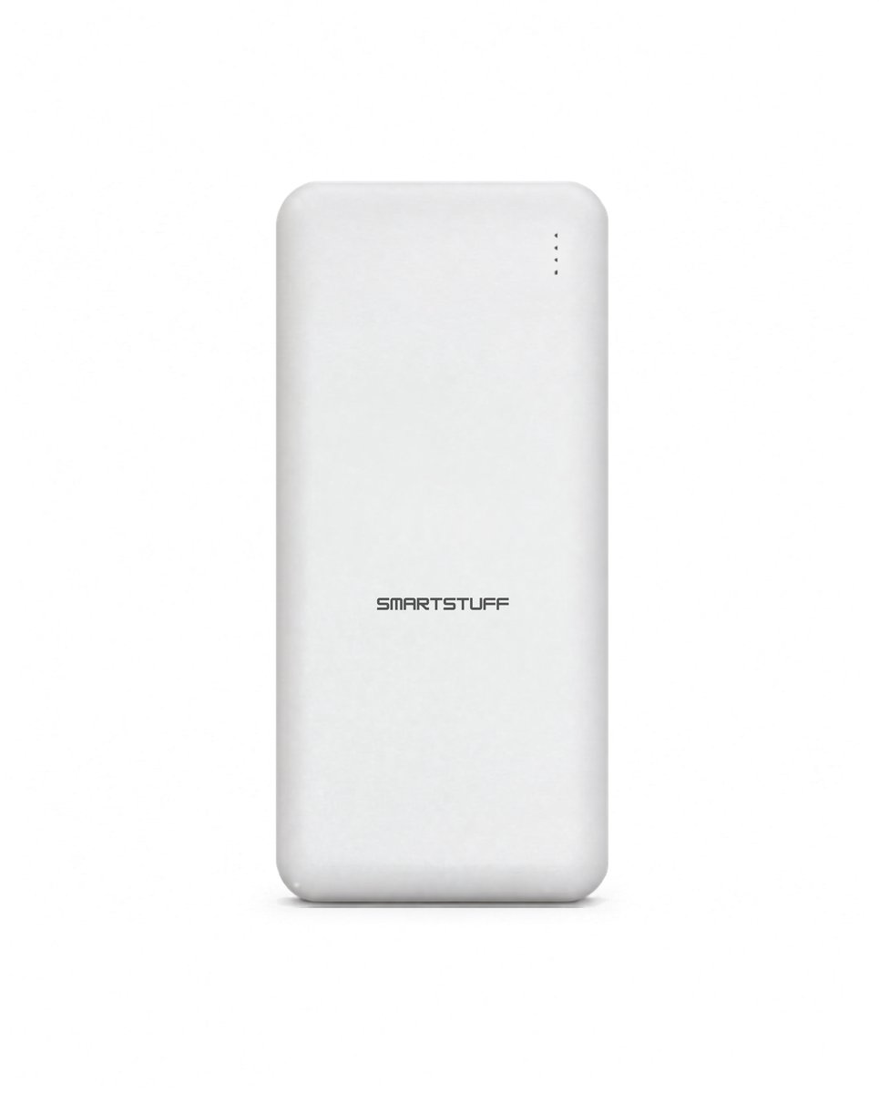 Smartstuff® Powerbank 10.000mAH - USB C, USB A en Micro USB - 22.5W snelladen - Reis powerbank - Compact - Noodpakket
