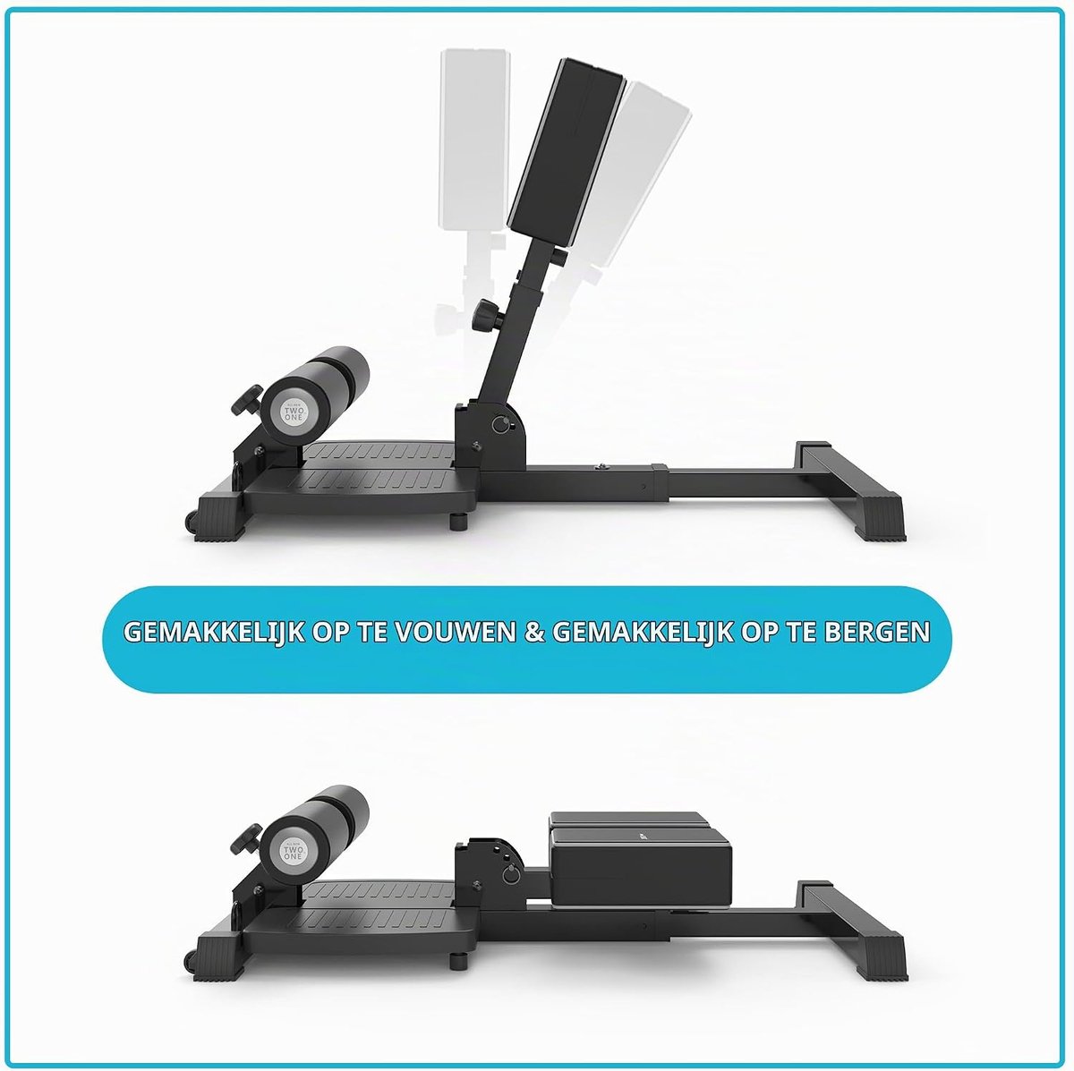 Sissy Squat Machine - Multifunctioneel Fitnessstation voor Thuis - Verstelbare Sissy Squat Bench voor Benen, Buikspieren en Billen - Hyperextensie, Lunges, Sit-ups en Push-ups - Opvouwbaar en Ruimtebesparend