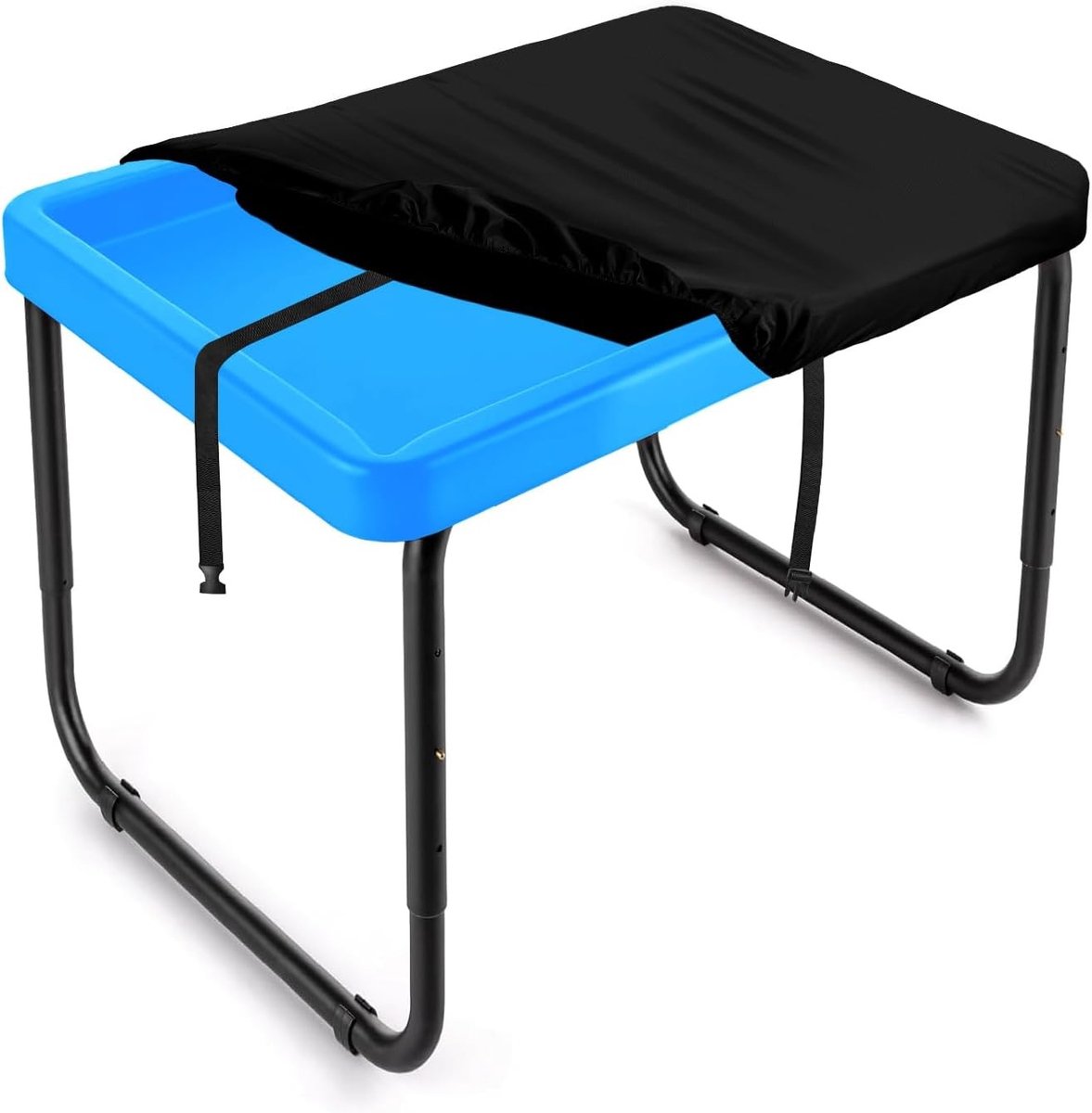 Activiteitstafel Deksel 96x64x10cm - Zwart - Waterdicht - Schimmelbestendig - Speelgoed Organizer - Kindvriendelijk Ontwerp - Creatieve Speelervaring