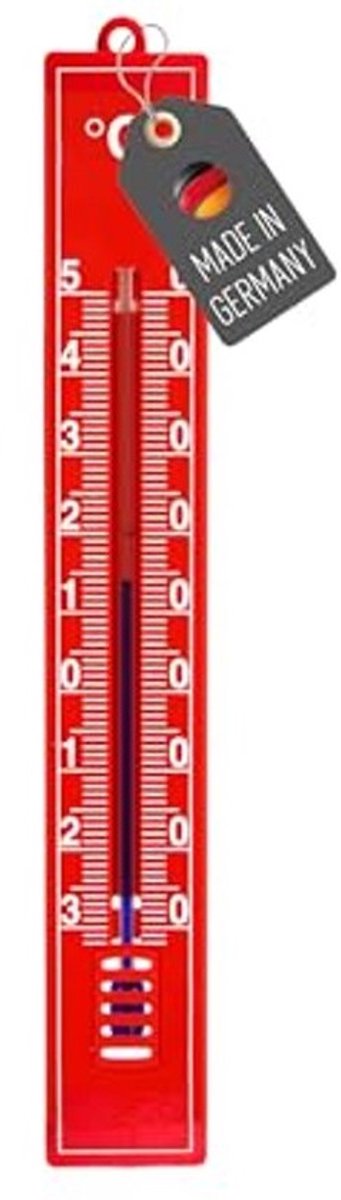 Buitenthermometer -30 °C tot +50 °C, analoog en weerbestendig, 17 cm, kunststof, ideaal voor binnen en buiten gebruik