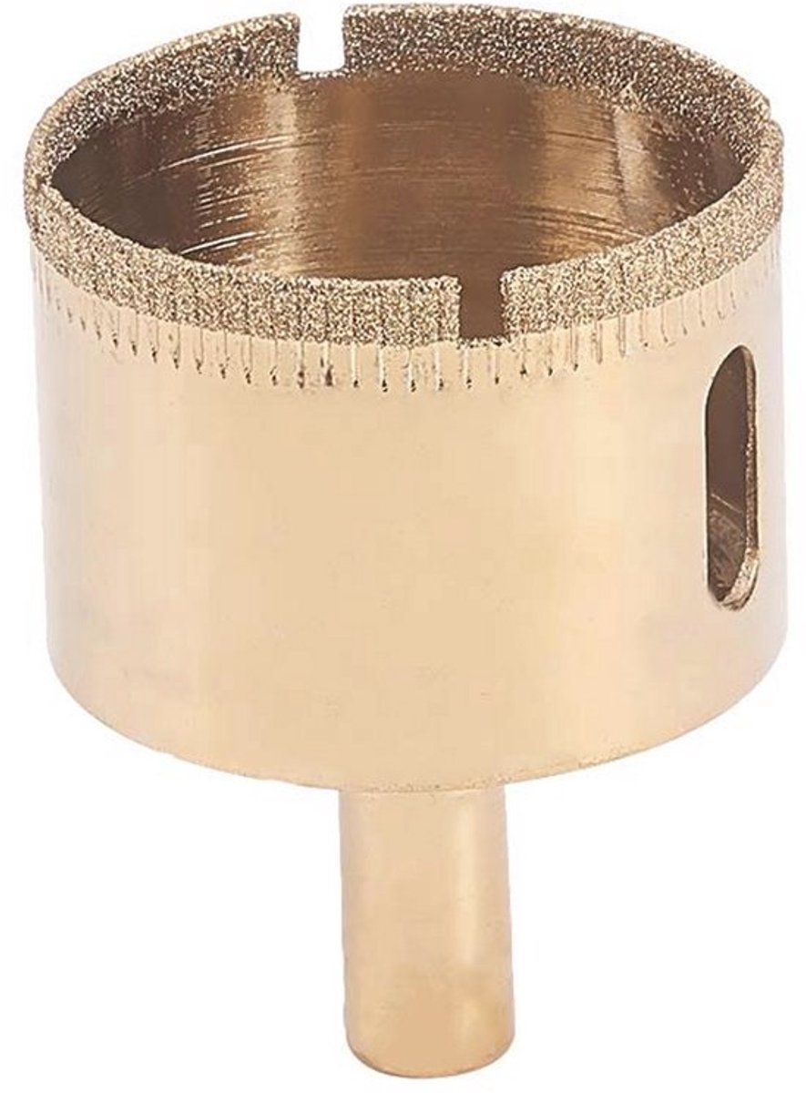 Diamantglasgat 3 - 5 mm - Rechte schacht - Koolstofstaal - Snijgereedschap voor glas, porselein, keramiek, marmer en graniet