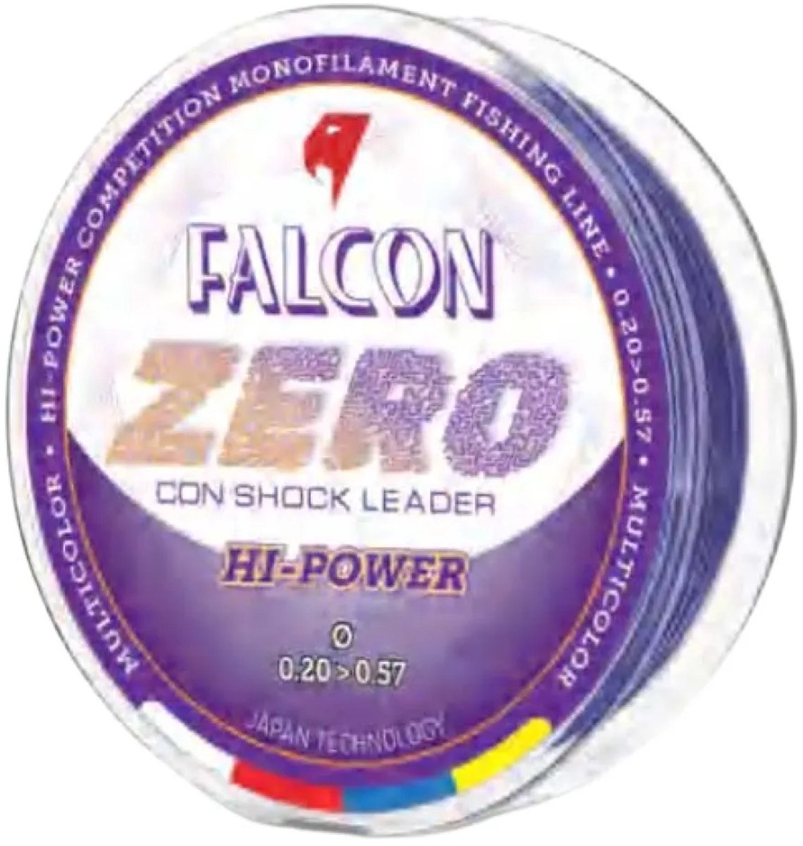 Falcon Zero Surf Taps Toelopende Onderlijn 220 M Transparant 0.330-0.570 mm