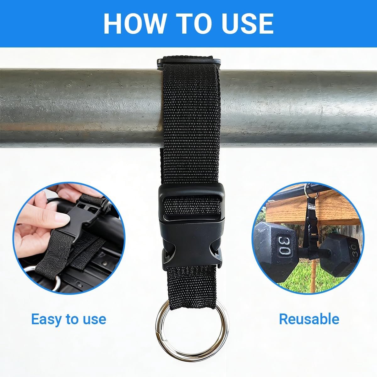 3-delige rugzakriem, verstelbare nylon bagageriem met haak zink voor koffer, reizen, bagage, banaan, veilige bevestiging, outdoor, camping