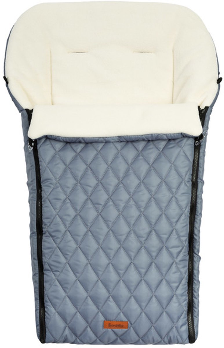 Sensillo gewatteerde voetenzak fleece 95x40 cm - Kinderwagenzak