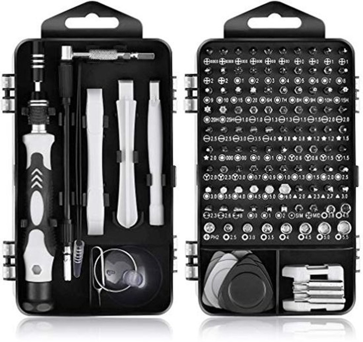 122 in 1 Mini Precisie Schroevendraaier Set voor Mobiele Telefoon en Laptop - Multifunctionele Reparatieset