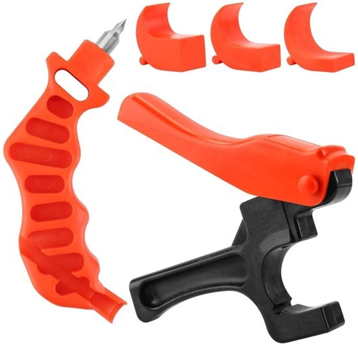 Set van 2 Pipe Hole Punch voor PE Druppelslang en Transmitter 16/20/25/32mm met 3 Diameter Instellingen voor Tuinieren en Irrigatie
