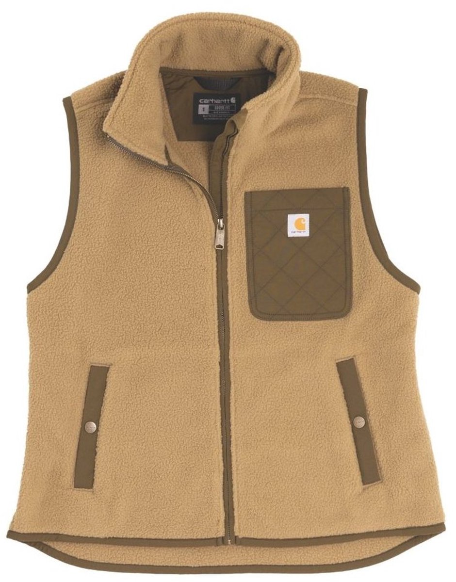 Carhartt Dames fleecevest Sherpa Fleece 107729 Night Fatigue