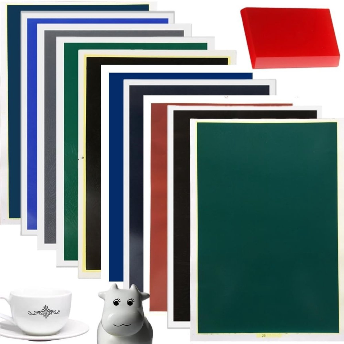 Lasergraveerpapier voor glas, keramiek en acryloppervlakken - accessoires voor lasergraveermachines, markeren en personaliseren