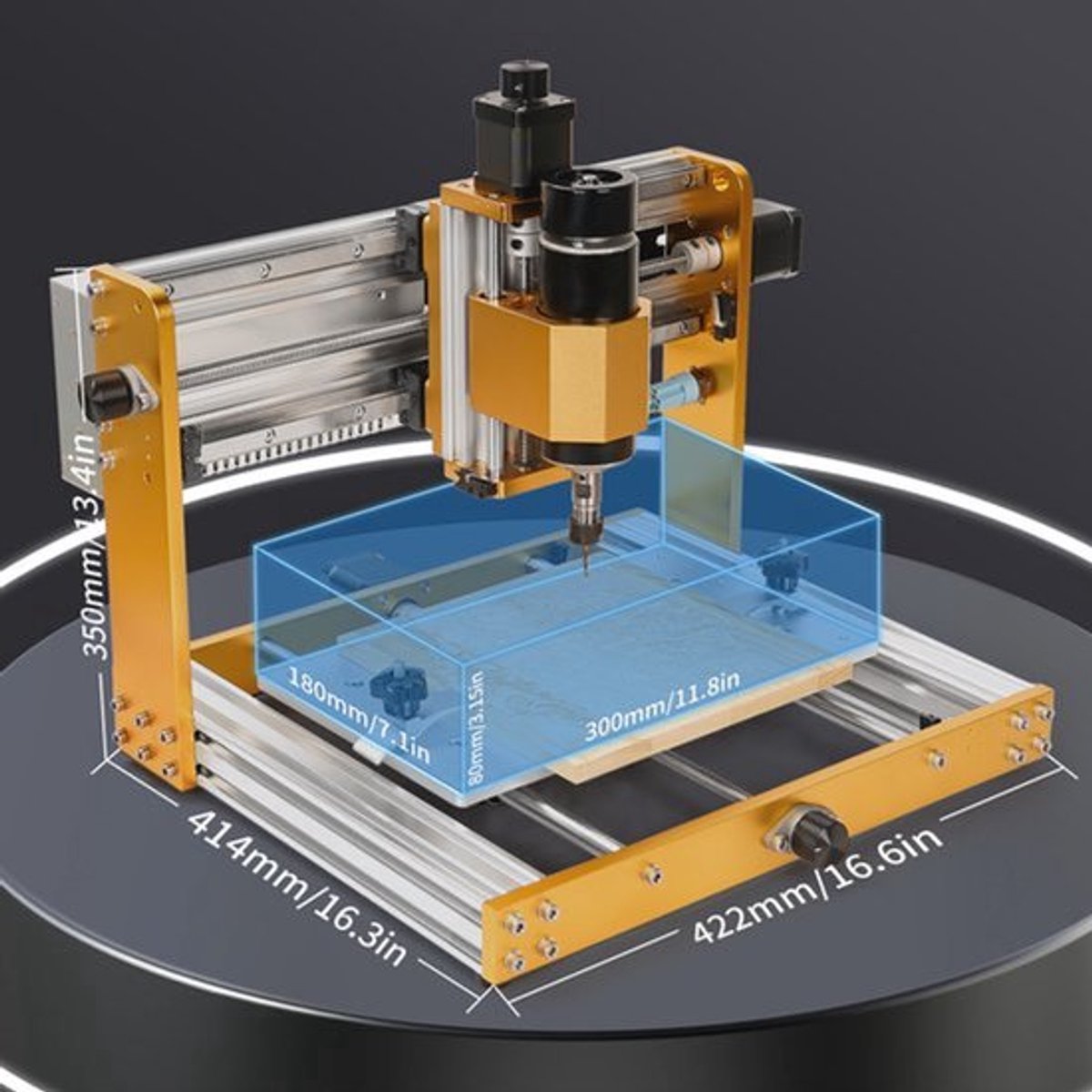 CNC Router Machine CNC 500W Kit - 3-Assig - 15 kg Gewicht - Hout Kunststof Aluminium - Graveermachine