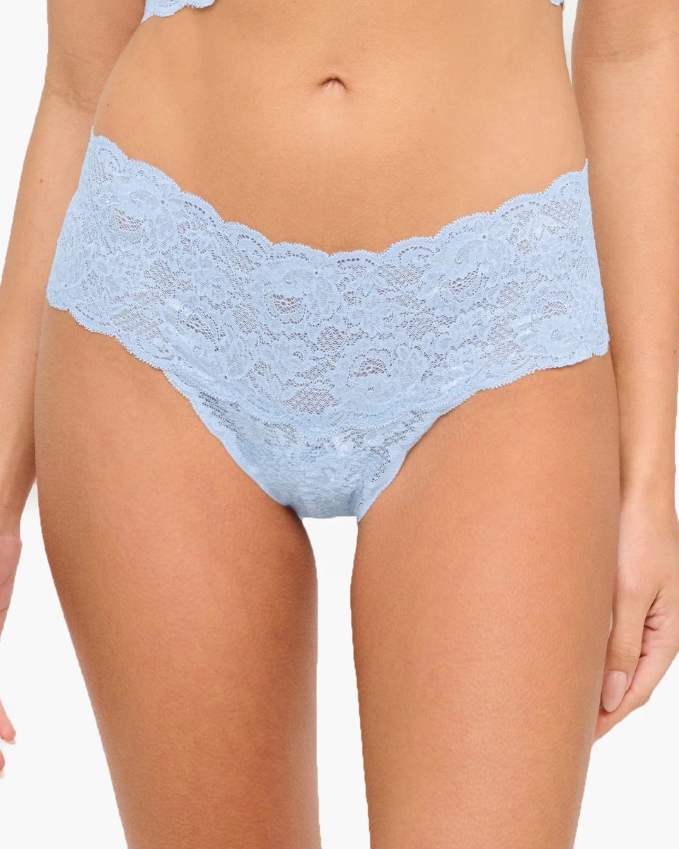 Cosabella - NSN Comfie String Sorrento Blue - maat L/XL - Blauw