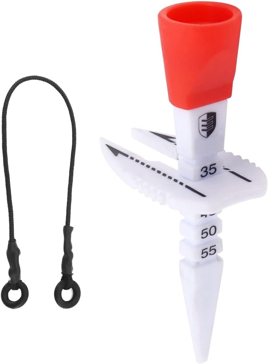 Verstelbare Rode Golf Tee met 85mm Hoogte en Verliespreventie voor Training en Outdoor Gebruik