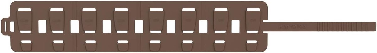 Opvouwbare Opbergtas voor Mini 3 Pro - Zachte Siliconen Bescherming voor Bladen, Wielen en Accessoires, Ideaal voor Buitengebruik, Bruin