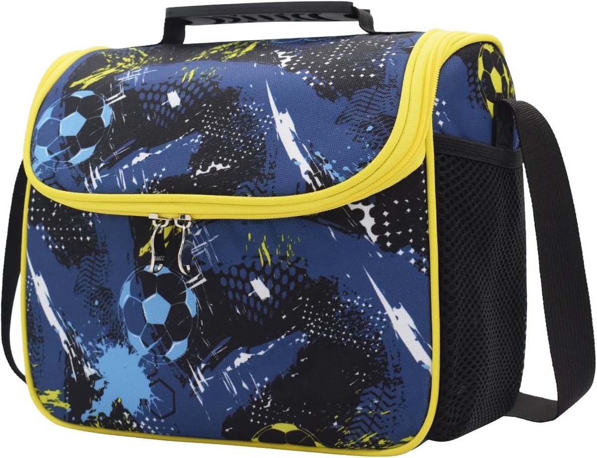 Isolerende 8L Lunch Bag voor Vrouwen en Mannen, Herbruikbare Koeltas, Schattige Lekvrije Lunchbox voor Werk, Picknick en Reizen