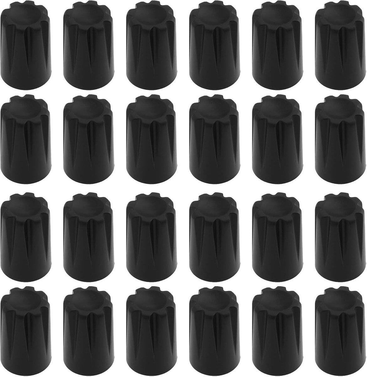 Set van 50 Stuks 6mm D-as Zwarte Rotary Encoder Control Knoppen voor Precisie Bediening