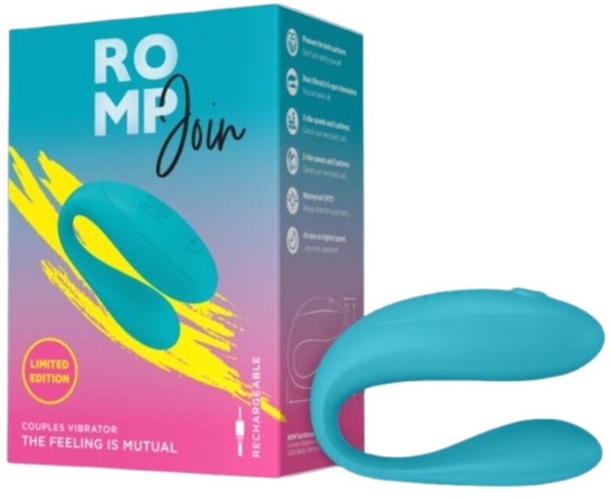 Join Turquoise Vibrerende Ring voor Koppels