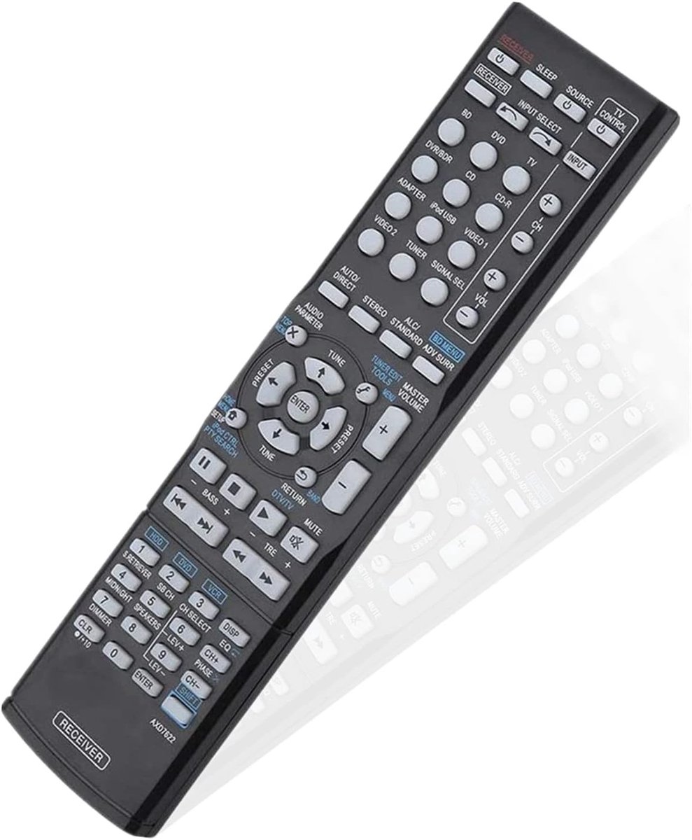 Afstandsbediening voor AV Receiver AXD7622, compatibel met HTP-071, VSX-321, en meer - ideaal voor audio-ervaring en gebruiksgemak