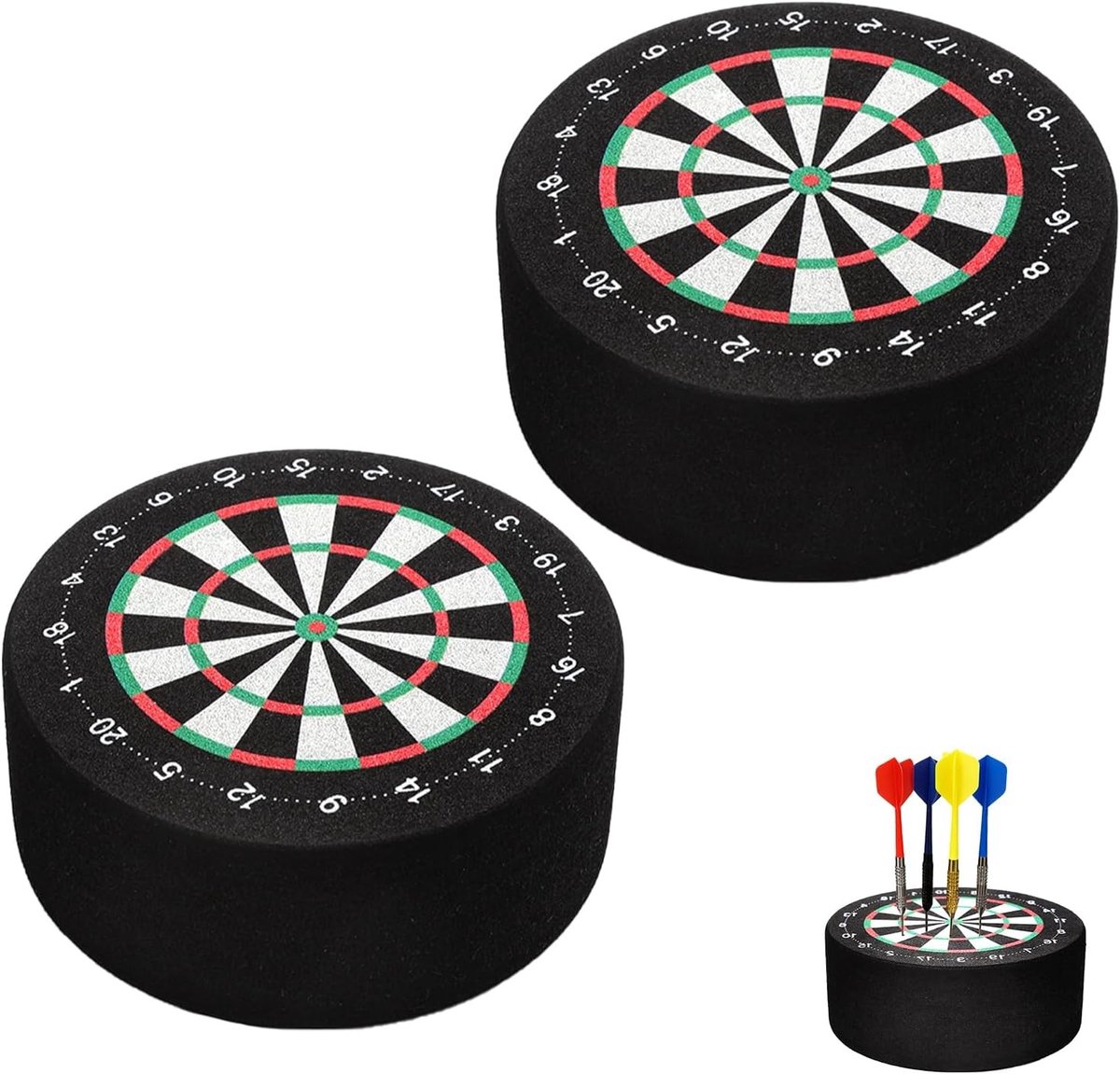 2 Stuks Dart Houder - Professionele Dart Stand en Accessoires voor Thuis en Bar - Stabiliteit voor Dartspelers en Mini Dartbord