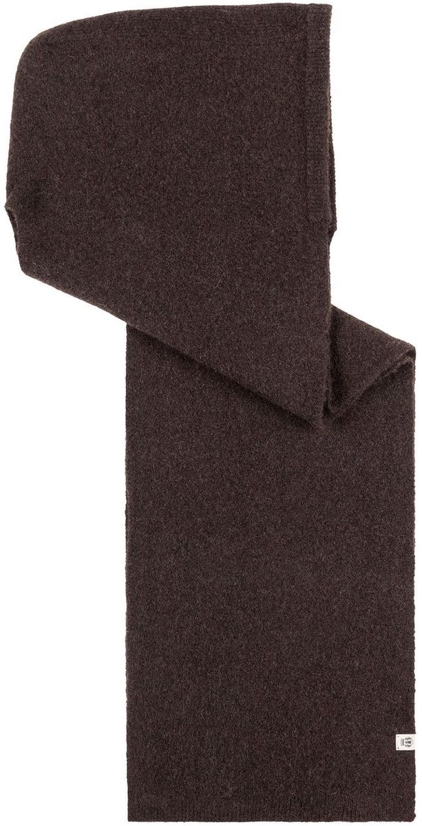 ROECKL sjaal Soft Cloud Hood Scarf Coffee donkerbruin