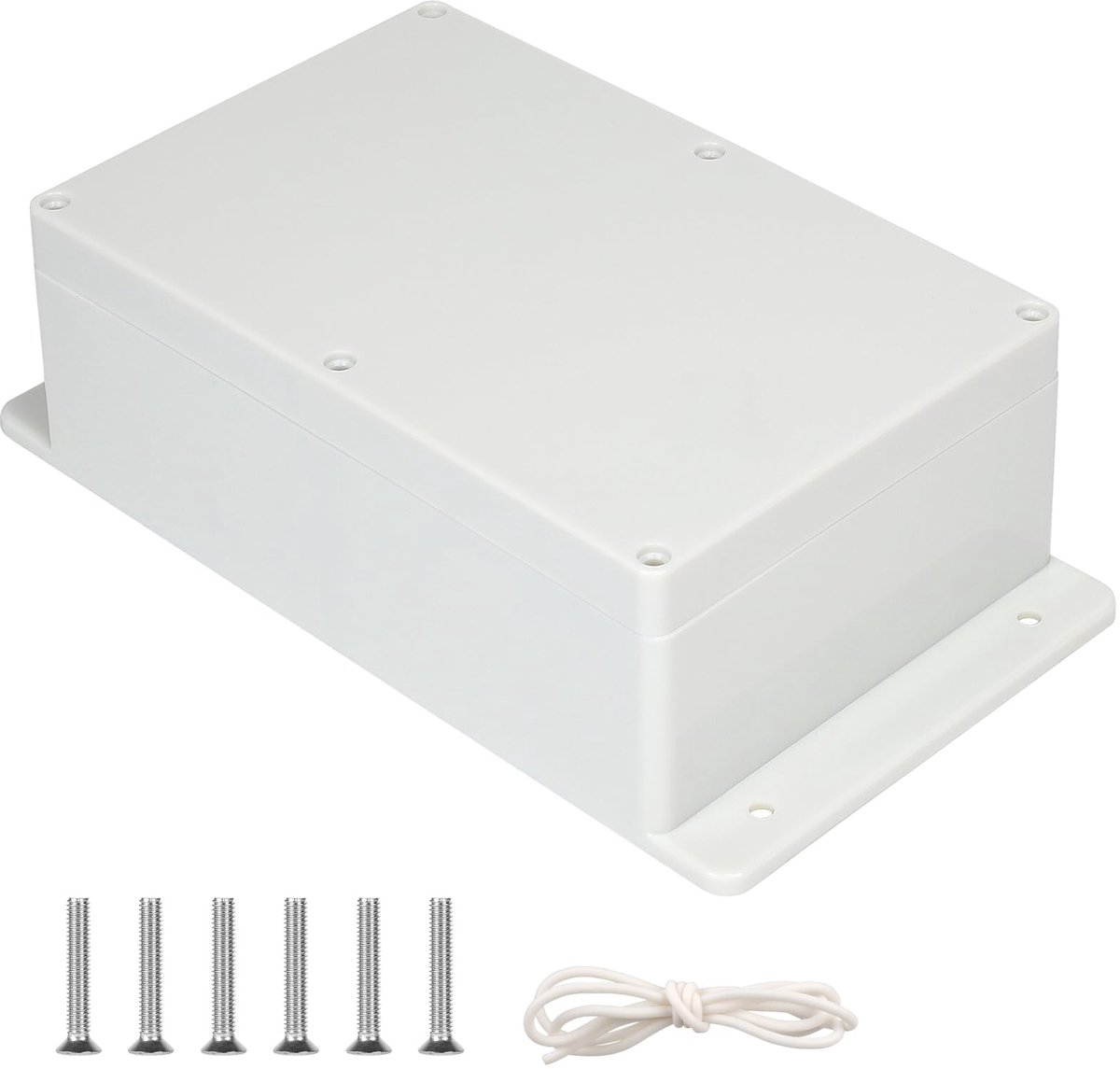 Aftakdoos - Waterdicht IP65 met bevestigingsoren - Opbouw - Wit 230 x 150 x 85 mm