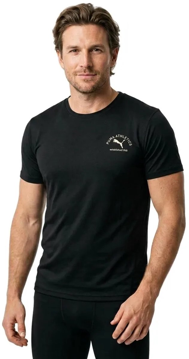 Puma Class Graphic T-shirt Met Korte Mouwen S Man Zwart