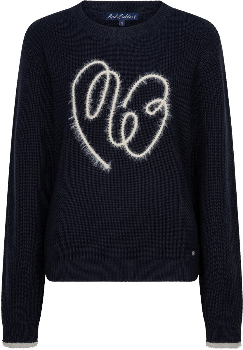 Red Button - Dames sweater - Maat M - Vrouwen - MARINE -