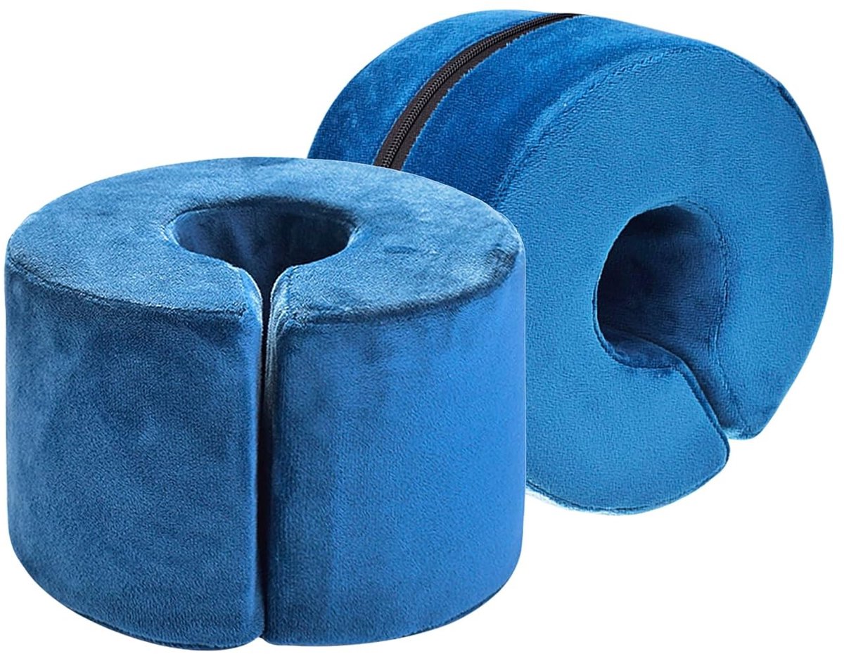 Set van 2 wasbare anti-decubitus kussens voor hielen, ellebogen en enkels, drukverlagend en comfortabel voor bedlegerige senioren