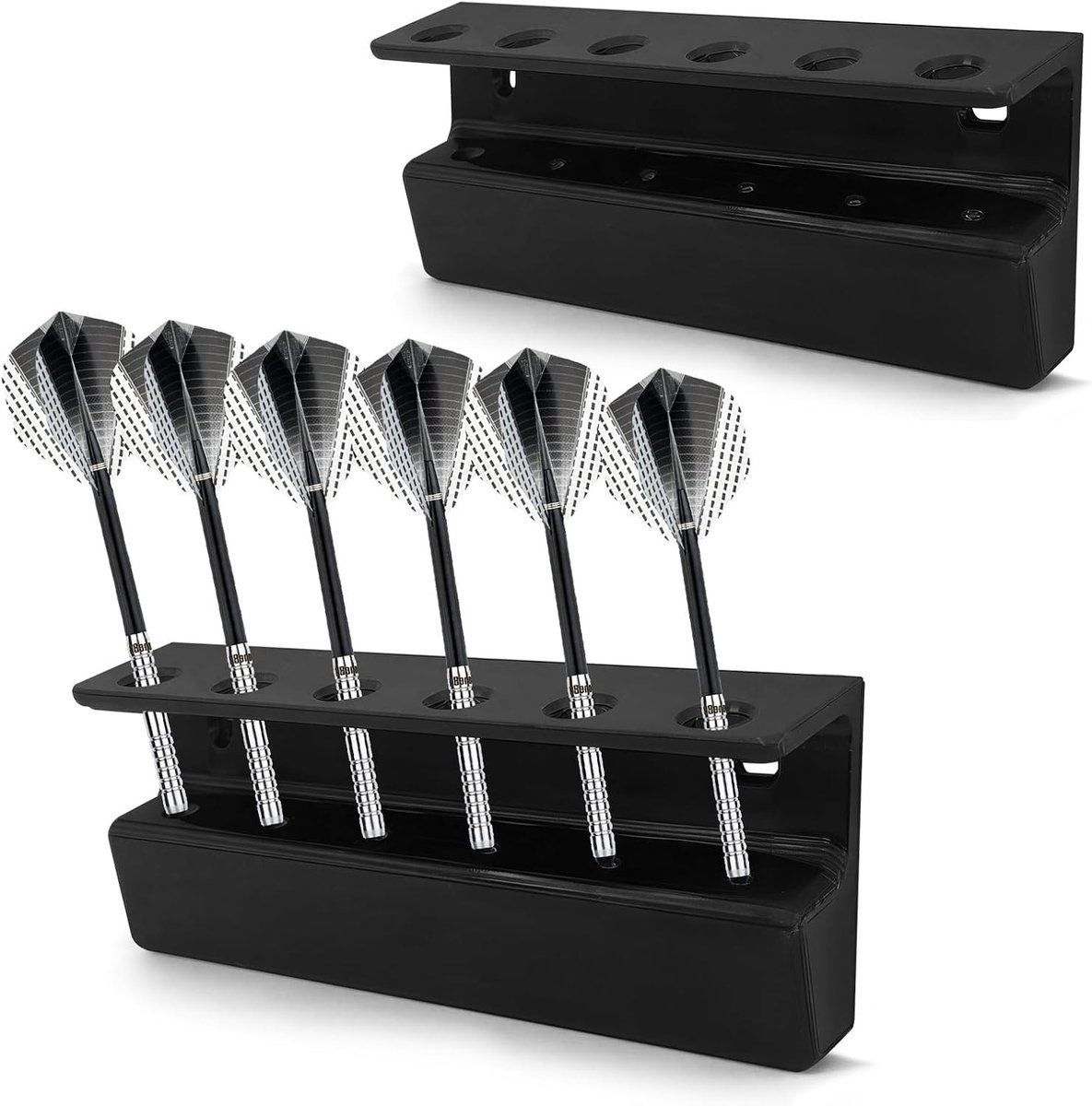 Dart Houder voor Muurmontage, Stevige Dartstand voor 12 Pijlen, Ideaal voor Dartaccessoires en Opberging (Set van 2)